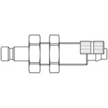 króciec szybkozłącza DN2,7 pod wąż Ø 4x6mm 20SFKS06MXN
