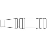 króciec szybkozłącza DN5 pod wąż Ø 10mm 17SFTF10SXN