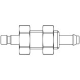 króciec szybkozłącza DN1,5 pod wąż Ø 2mm 02SFTS02MXN