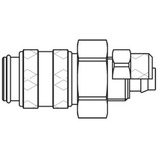 Szybkozłącze żeńskie DN5 na przewód 6x8 mm 21KSKO08MPN