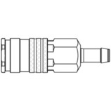 Szybkozłącze żeńskie DN10 pod wąż Ø 19mm 1800KATF19MPN