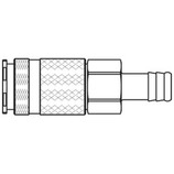 Szybkozłącze żeńskie DN10 pod wąż Ø 10mm 34KATF10SPN