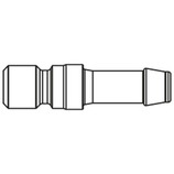 króciec szybkozłącza DN7,4 pod wąż Ø 10mm 1300SFTF10SXZ