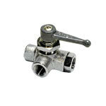 zawór kulowy 3-drogowy panelowy montaż G1/4 0452 06 13