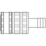 szybkozłącze DN11 pod wąż Ø13 mm 42KFTF13MPC