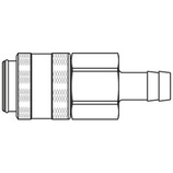 szybkozłącze DN19 pod wąż Ø19 mm 39KBTF19MPX