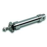 siłownik pojedynczego działania ze stali nierdzewnej Ø10mm skok 50mm P1S-S010SS-0050