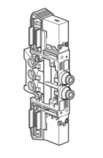 zawór PVL classic bez cewki multipin 5/2 Ø6 mm PVL-B10360652B