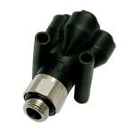 złącze trójnik Y z gwintem 6MM G1/4 3132 06 13