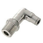 złącze kątowe 90° wtykowe przedłużone stal nierdzewna 6MM R1/4 3809 06 13