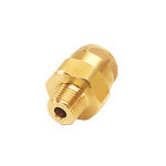 złącze proste z gwintem   4MM R1/8 6105 04 10