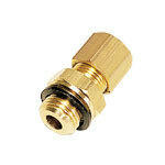 złączka prosta z gwintem zewnętrznym i uszczelką bimetalową 4MM G1/8 0101 04 10