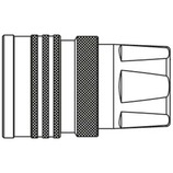 Szybkozłącze seria H-profil Parker 3/4 BSPP gwint wew 300 BAR H7510