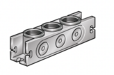 Blok przyłączeniowy DX1/ISO1 G3/8 P2N-AM513GT