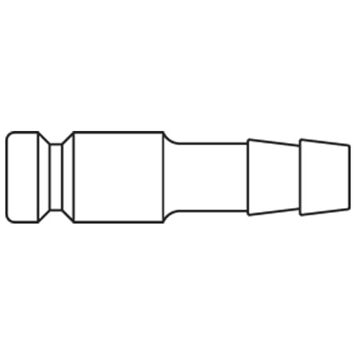 króciec szybkozłącza DN6 pod wąż Ø 13mm 52SFTF13SXN