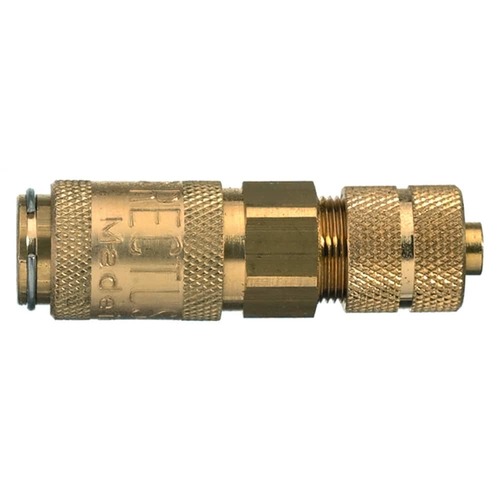 Szybkozłącze żeńskie DN2,7 pod wąż Ø 4x6mm 20KBKO06MEN