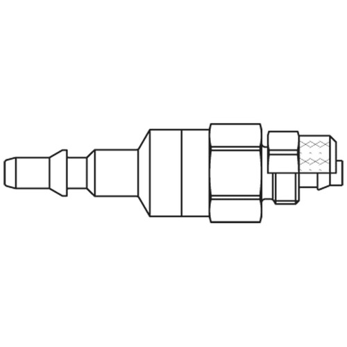 króciec szybkozłącza DN3 pod wąż Ø 6x8mm 303SBKO08EVX