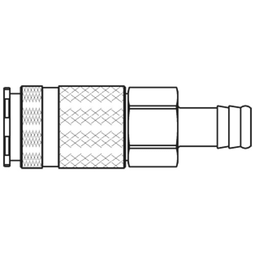 Szybkozłącze żeńskie DN10 pod wąż Ø 16mm 34KATF16SPN