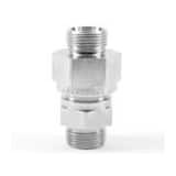 zawór zwrotny ze złączami pod 2 rury seria ciężka Ø zew rury 25 mm 24° stożek RHD25S71