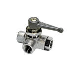 zawór kulowy 3-drogowy panelowy montaż G1/4 0452 06 13