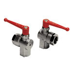 zawór kulowy kątowy umożliwiający odpowitrzenie medium G1/4  0462 06 13