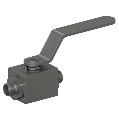 Zawór kulowy 2-drogowy DN25 EO 24° stożek Ø zew rury 30mm stal nierdzewna KH30S71X