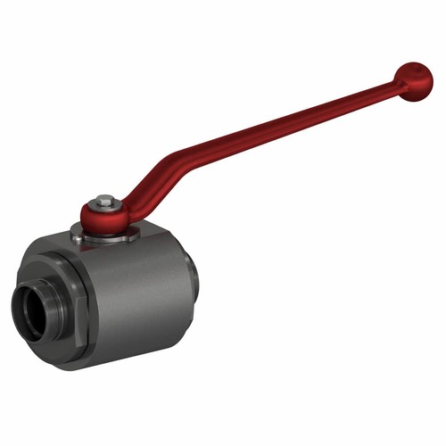 Zawór kulowy 2-drogowy DN40 EO 24° stożek Ø zew rury 42mm stal nierdzewna KH42L71X