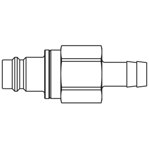 nypel króciec szybkozłacza DN19 pod wąż Ø25  mm 39SBTF25MPN