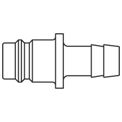 nypel króciec szybkozłacza DN19 pod wąż Ø25  mm 39SFTF25MXX