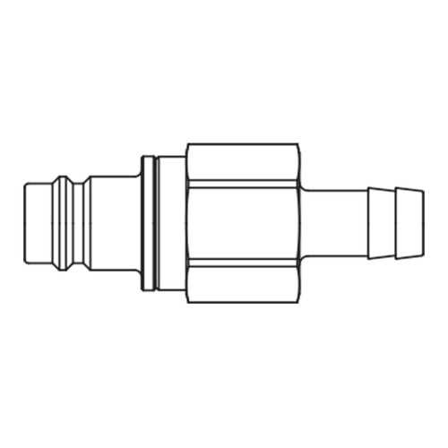 nypel króciec szybkozłacza DN19 pod wąż Ø19  mm 39SLTF19MPN