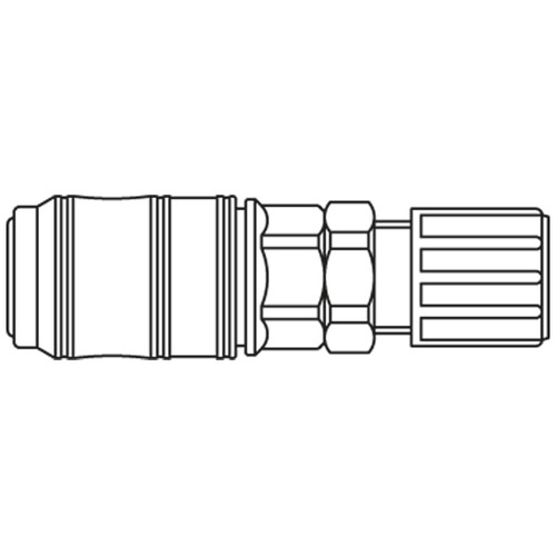 szybkozłącze DN7 pod wąż Ø10x12  mm 48KBKP12FVPS