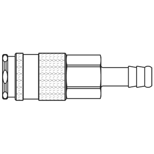 szybkozłącze DN7,4 pod wąż Ø6  mm 95KSTF06BPN