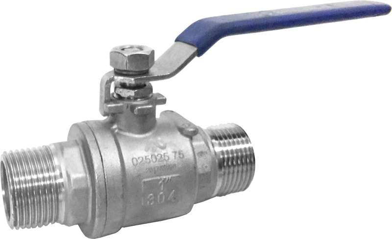 zawór kulowy gwint zewnętrzny AISI 304 G1 1/4 501 52 0301 02