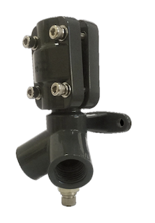 Mocowanie ścienne  DN20, dwa porty 1/2",  gwint wew, 45° , 302 23 0100 00