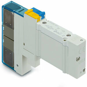 Elektrozawór bistabilny SMC seria SY5000 5/2' 24V DC przyłącza w płycie płyta okablowana SY5200-5U1-NA
