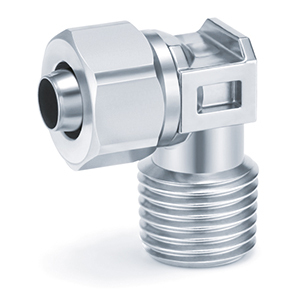 Złącze kątowe z gwintem zewnętrznym 8x6 MM R1/4 KFG2L0806-02S