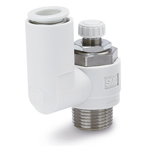 Zawór zwrotno dławiący uniwersalny 8 mm R1/4 AS3301F-02-08S