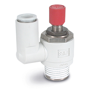Zawór zwrotno dławiący uniwersalny 8 mm R1/4 AS2301FE-02-08SK