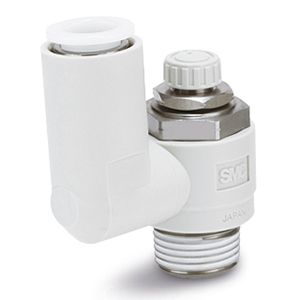Zawór zwrotno dławiący uniwersalny 8 mm R1/8 AS2301FG-01-08