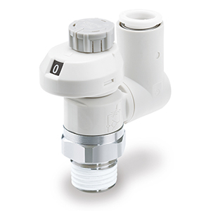 Zawór zwrotno dławiący uniwersalny 8 mm R1/4 AS2301FSG1-02-08S