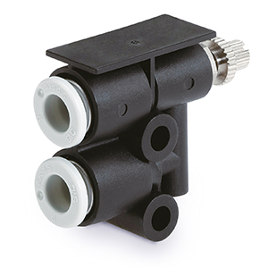 Zawór zwrotno dławiący zcentralizowane przewody 4 mm  AS-DPP00092