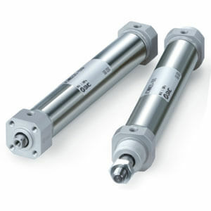Siłownik dwustronnego działania z jednostronnym tłoczyskiem Ø20 mm skok 25 mm JCDMBZ20-25F