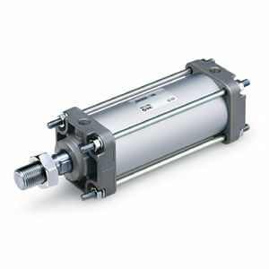Siłownik pneumatyczny dwustronnego działania z jednostronnym tłoczyskiem Ø40 mm skok 25 mm JMDBB40TF-25