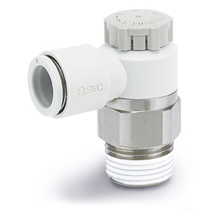Zawór zwrotno dławiący kątowy 6 mm G1/8 AS2201F-G01-06A