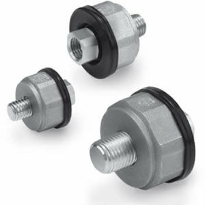 Lekka i kompaktowa końcówka kompensacyjna Ø40 mm M14x1,5 JT40