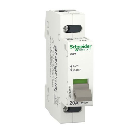Rozłącznik izolacyjny 1P 20A iSW A9S60120