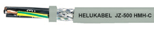Kabel elastyczny 300/500V JZ-500 HMH-C 4G2,5 mm2 żyły czar.numer/bezh ekran. 11746