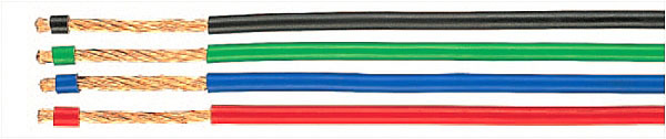 Jednożył. b.elast. 450/750v LIFY 1,5 mm2 CZERWONY czerwony, cienkodrutowy 15702