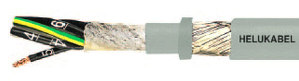 Kabel elastyczny 300/500V OZ-HF-CY 2X0,5 mm2 B.GIĘTKI żyły czarne numer ekranowany 15930