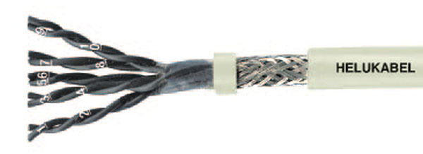 Kabel elastyczny 300/500V PAAR-CY-OZ 2X2X1 mm2 żyły czarne numer.ekranowany 17023